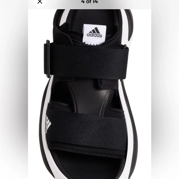 Adidas men’s  Mehana Sandals size 10 - Picture 4 of 6